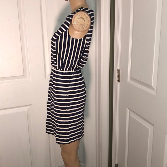 Ann Taylor LOFT Petites Blue & White Dress. NWT. - Picture 4 of 8